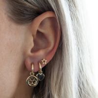 JWLS4U | Earrings Heart Gold 2